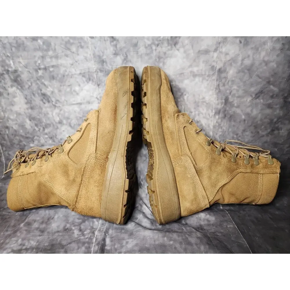 Belleville AFTWC Military Combat Boots Gortex Tan Certified Safe to Fly Size 9.5